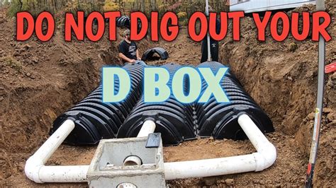 distribution box for septic tank needs to be excavated|septic distribution box near me.